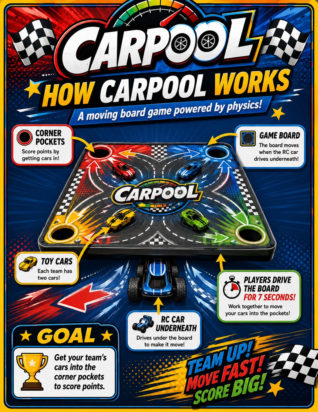 How Carpool works infographic