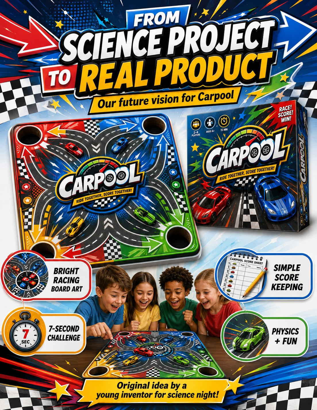 From science project to real product poster